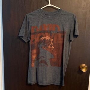 David Bowie Charcoal Graphic Tee